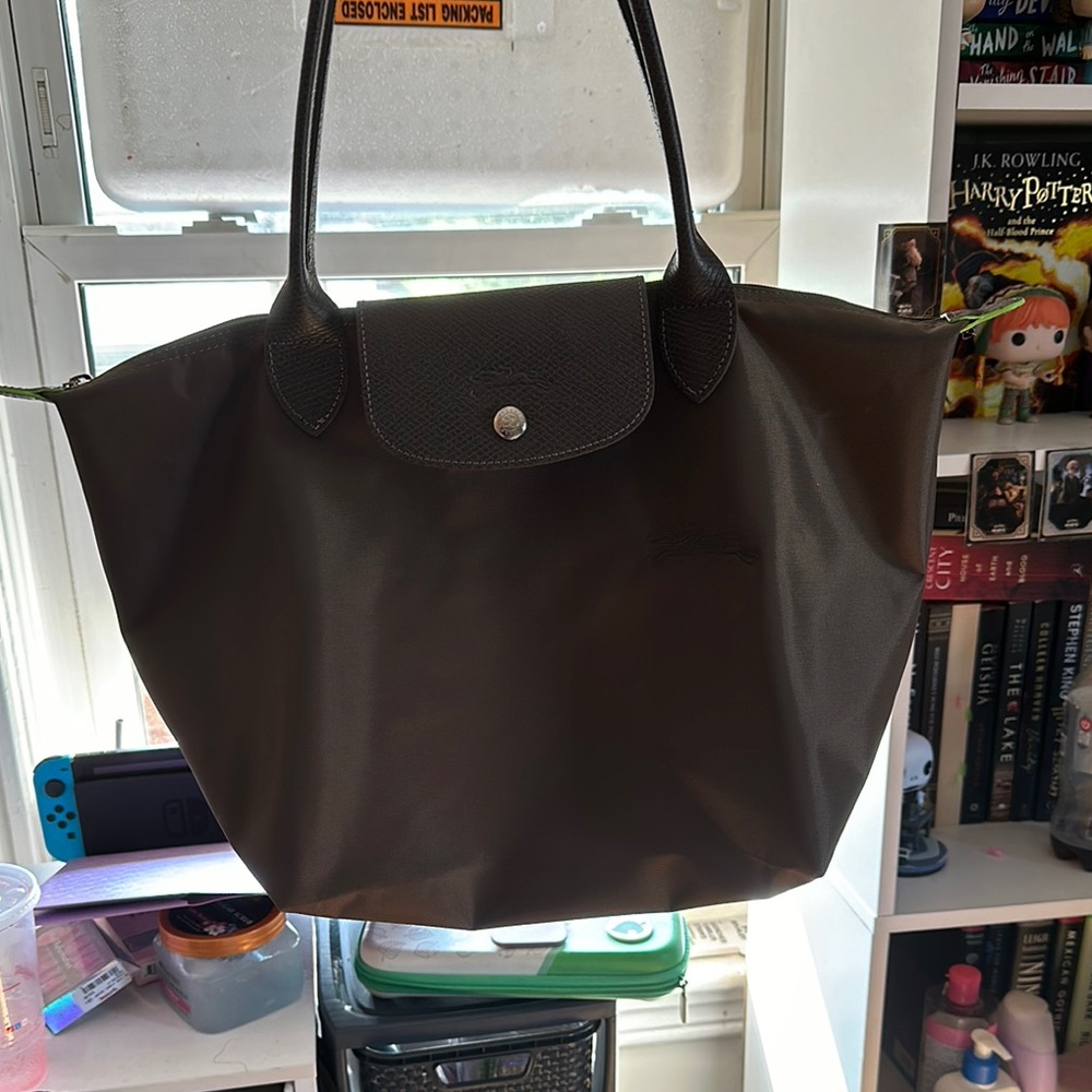 Brown longchamp tote bag (medium)